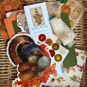 Thanksgiving Junk Journal Ephemera Kit 🍂